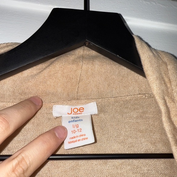 2/$15 Joe Fresh Beige Open Front Cardigan Sweater - Picture 3 of 3